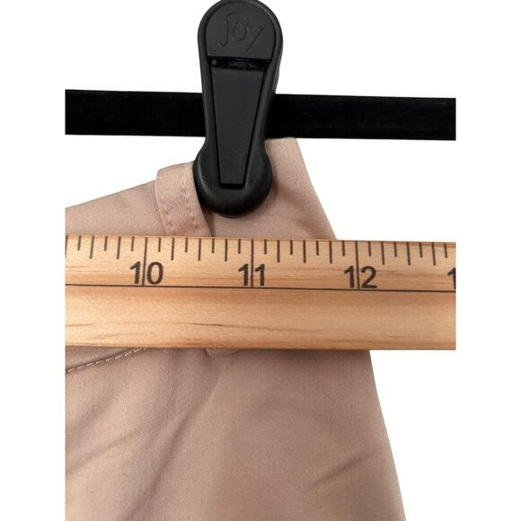 Dolce Cabo Pants Size XS Sand Wide Leg Ruched Knee Drawstring Hem Cuff Utility - Picture 10 of 13